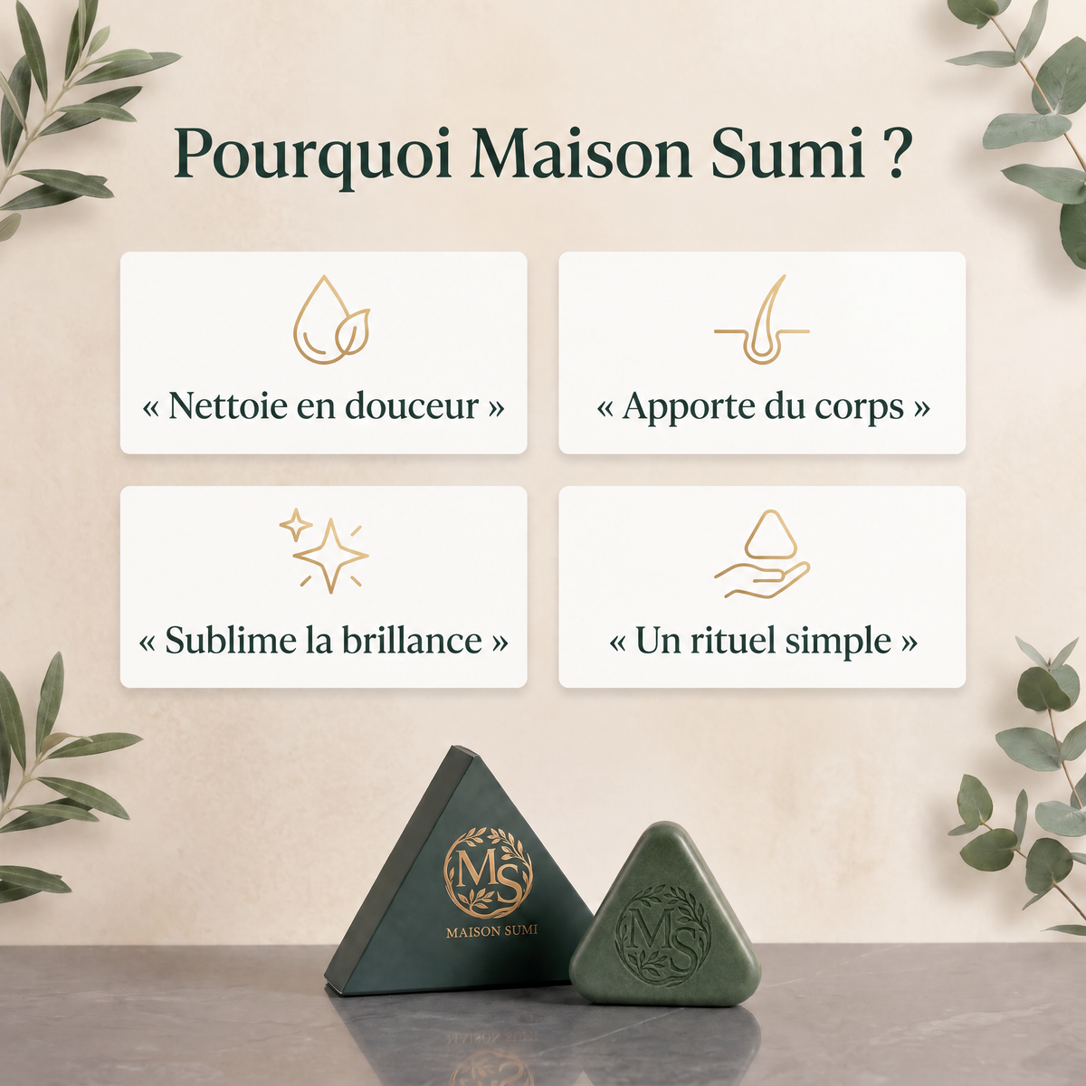 Savon Sumi Anti-Chute| 12 Plantes Coréennes Naturelles