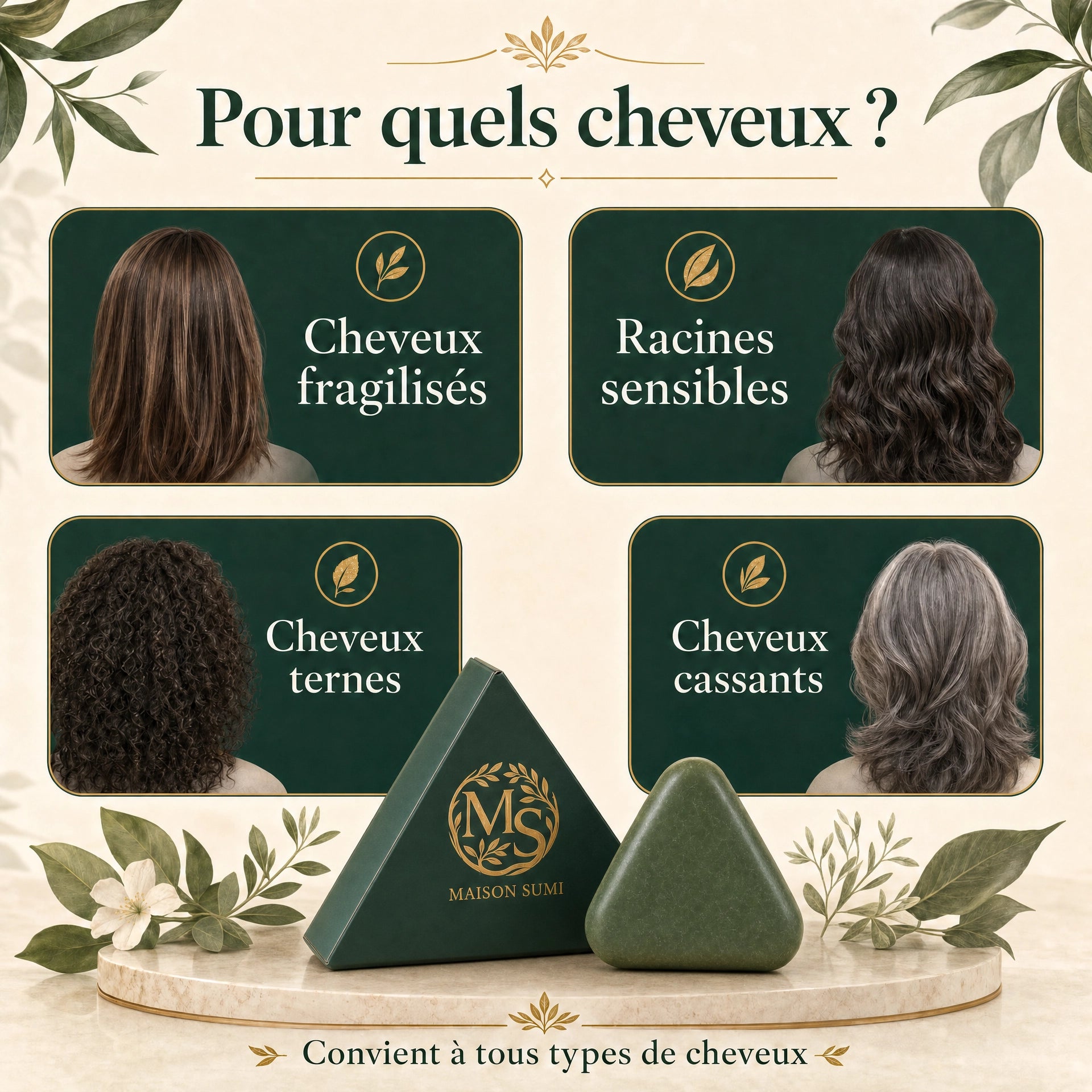 Savon Anti-Chute| 12 Plantes Coréennes Naturelles