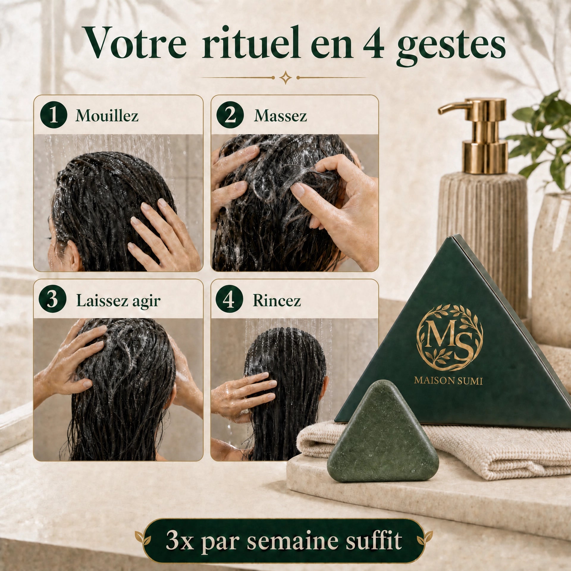 Savon Anti-Chute| 12 Plantes Coréennes Naturelles