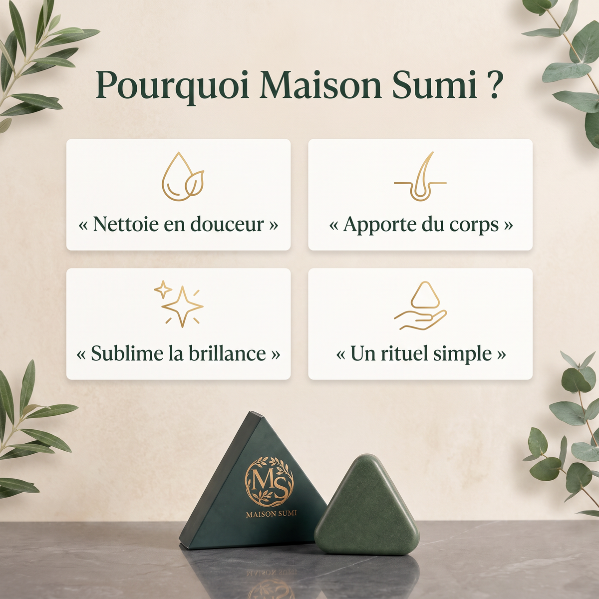Savon Sumi Anti-Chute| 12 Plantes Coréennes Naturelles