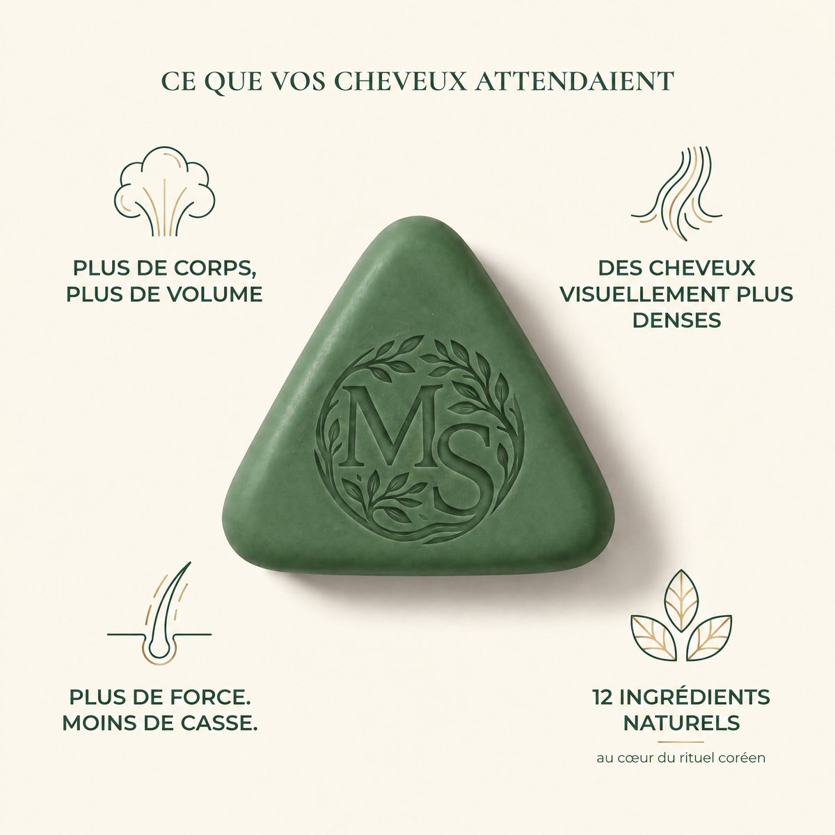Ce que vos cheveux attendaient, savon Maison Sumi