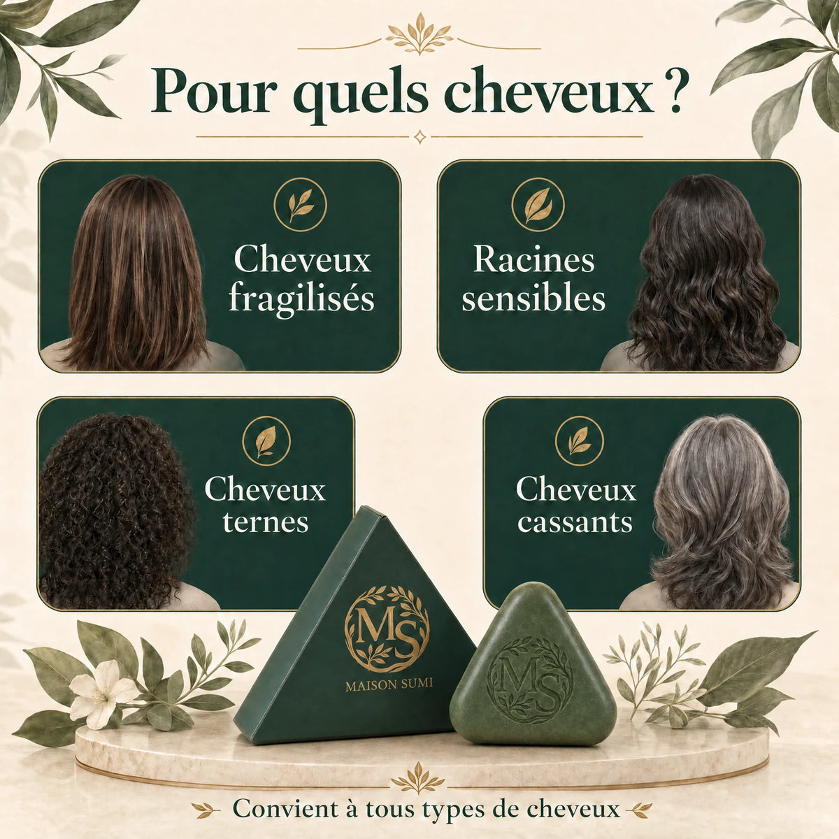Savon Anti-Chute| 12 Plantes Coréennes Naturelles