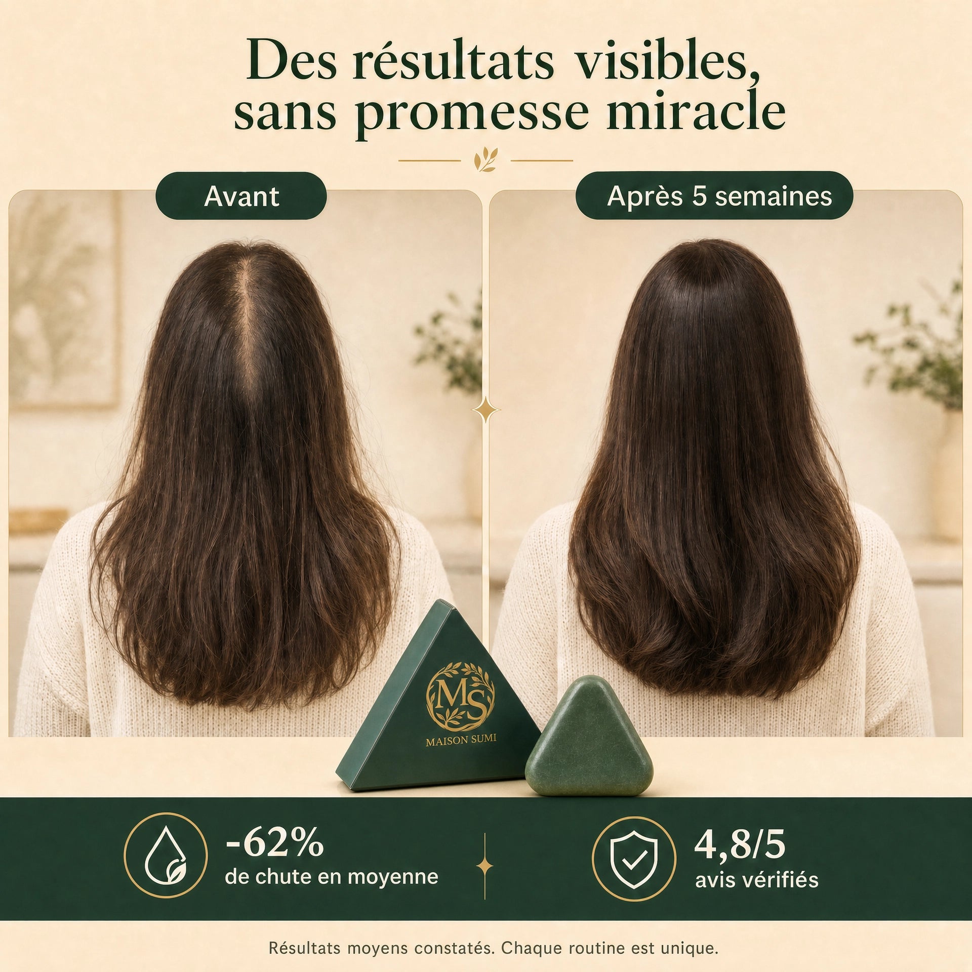 Savon Anti-Chute| 12 Plantes Coréennes Naturelles