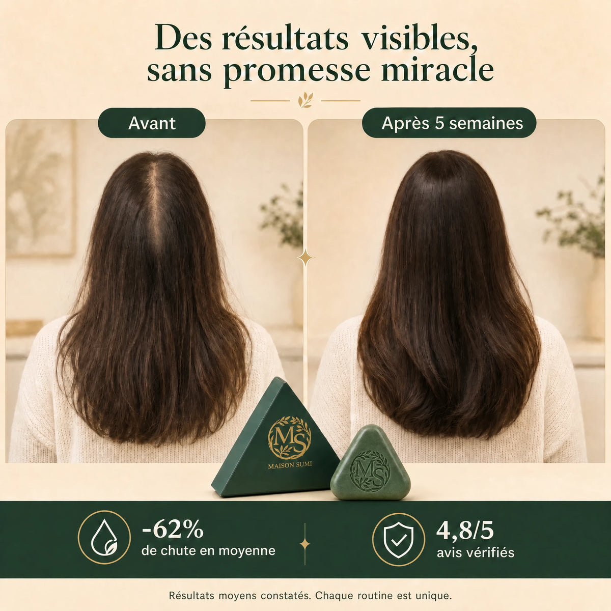 Savon Anti-Chute| 12 Plantes Coréennes Naturelles